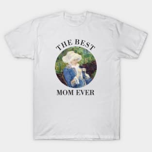 THE BEST KNITTING MOM EVER FINE ART VINTAGE STYLE MOTHER OLD TIMES T-Shirt